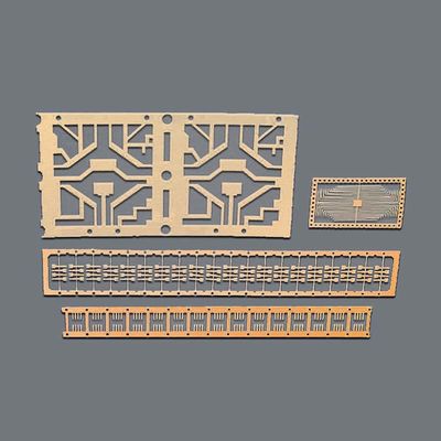 المعدن الكيميائي الحفر كوبر LC إطار الرصاص للشاشة نصف الموصل